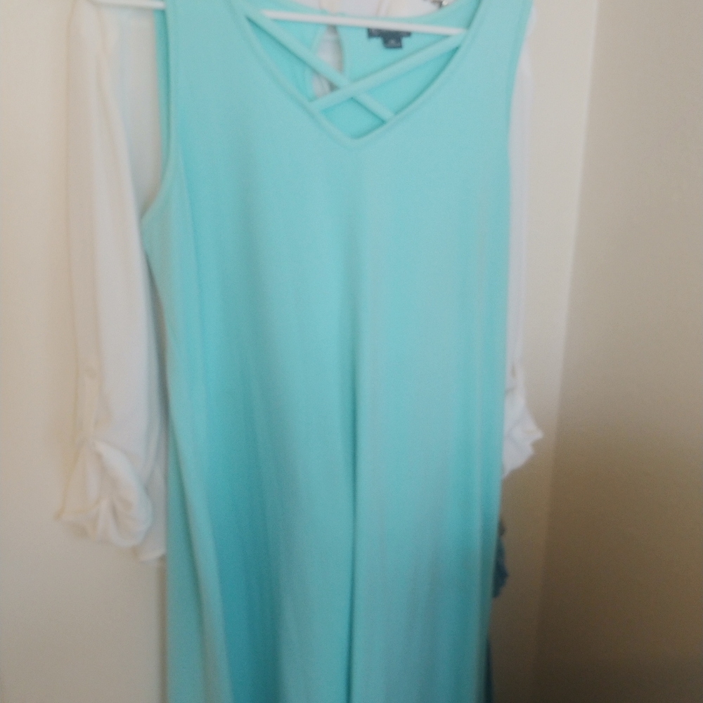 New direction teal dress